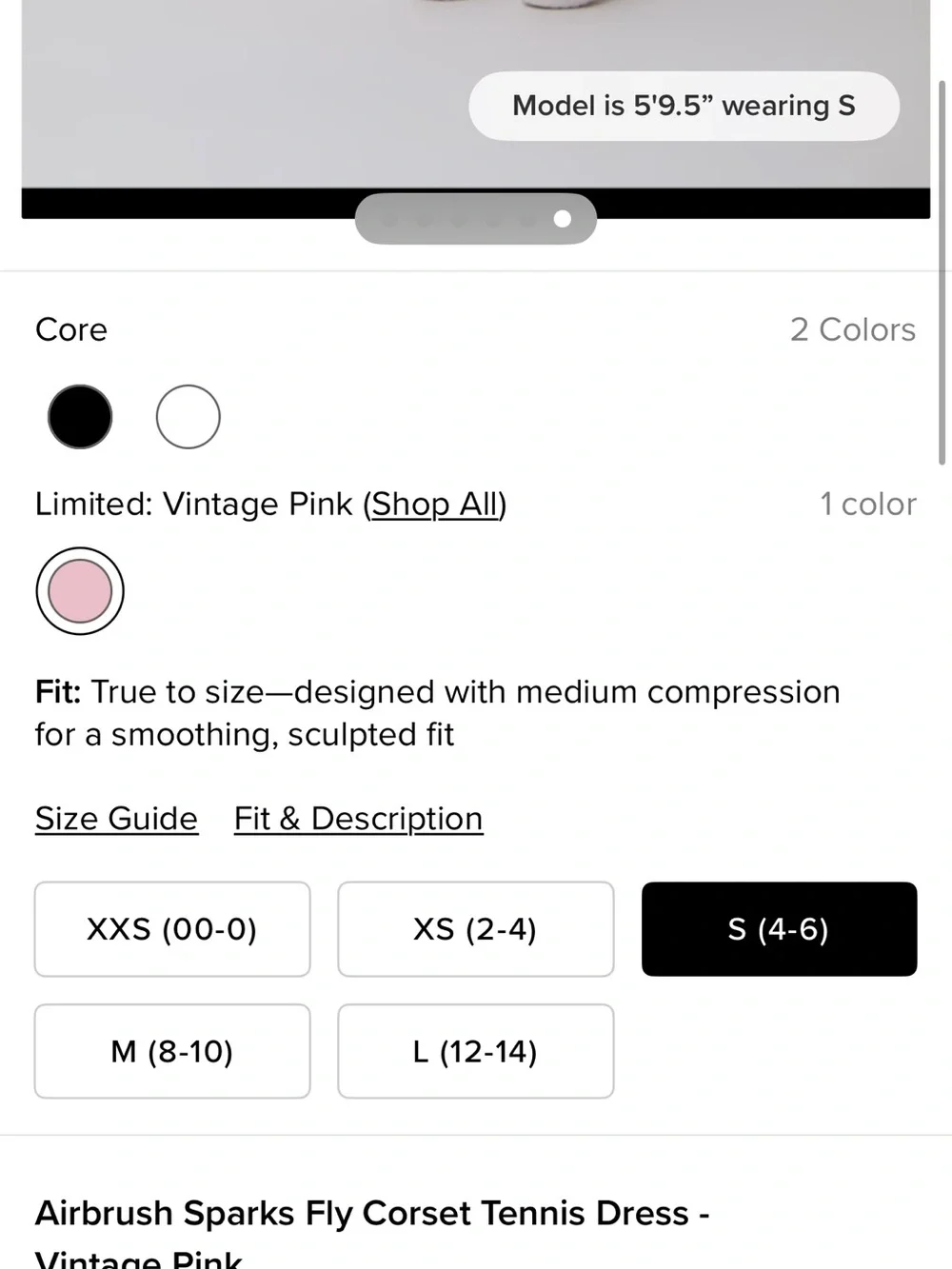 ALO Yoga Light Pink Mini Dress